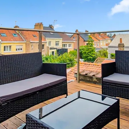 Daire Proche Digue De Malo A 800m, Terrasse Exterieure, Capacite 4 Personnes, 1 Chambre, Renove! Dunkirk