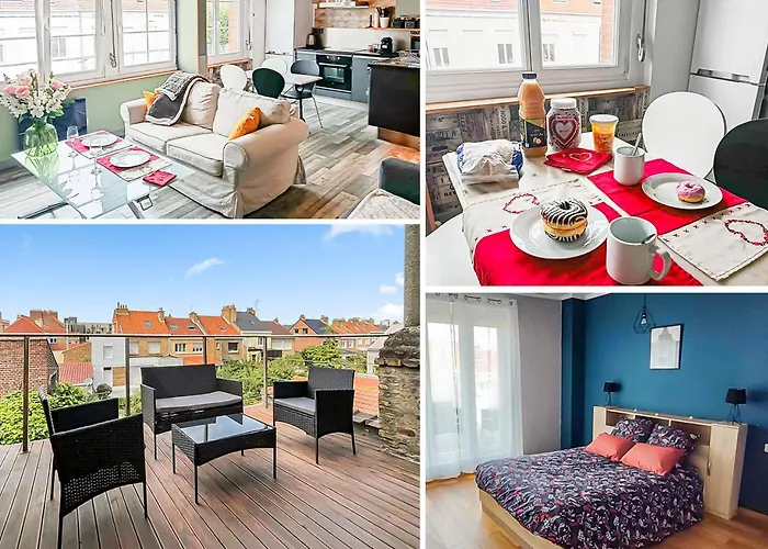 Appartement Avec Terrasse Exterieure, Capacité 4 Personne, 1 Chambre, Digue De Malo A 800m