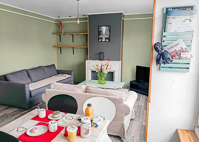 Avec Terrasse Exterieure, Capacité 4 Personne, 1 Chambre, Digue De Malo A 800m * Dunkirk